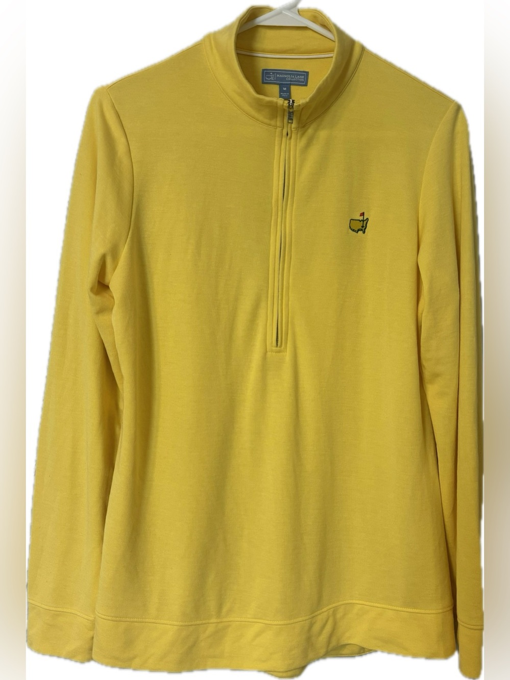 The Master’s Women’s Magnolia Lane Collection 1/2 Zip Golf Pullover - M - Yellow